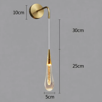 Kinkiet ścienny wiszący – nowoczesna lampa z dekoracyjną żarówką w stylu minimalistycznym