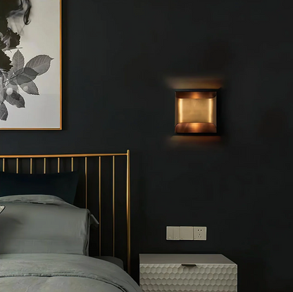 Nowoczesna lampa ścienna LED – kinkiet aluminiowy góra-dół do salonu i sypialni