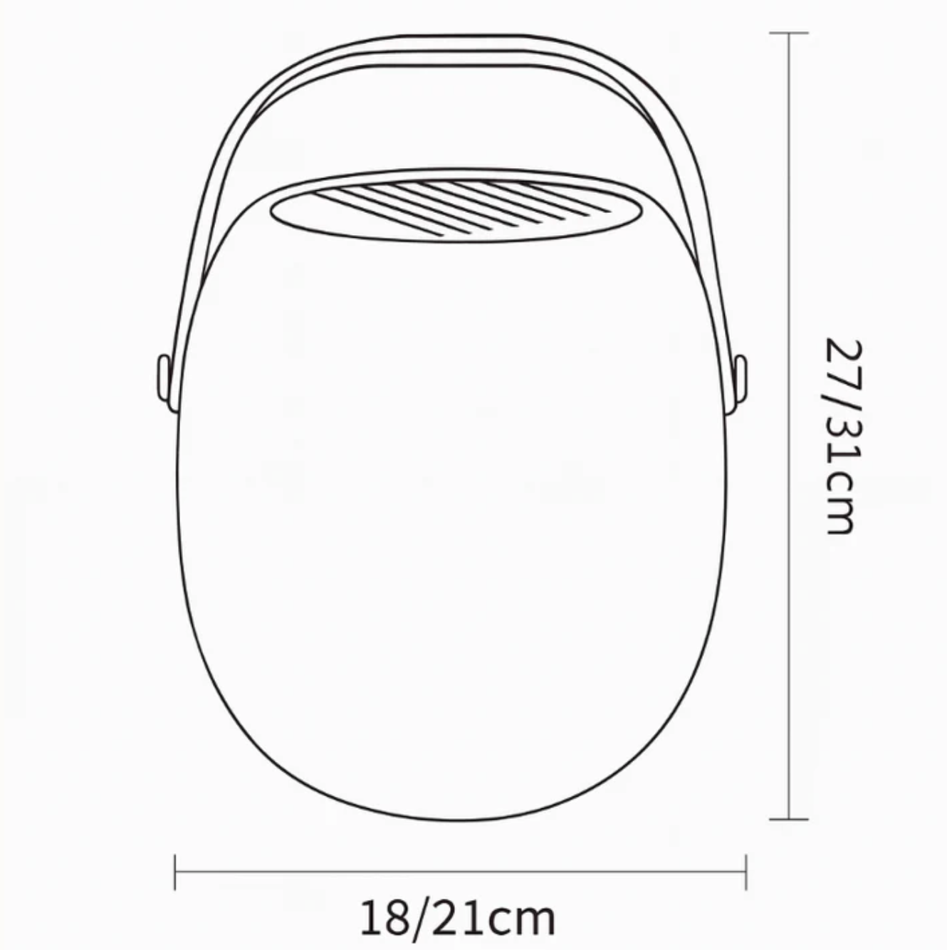 Lampa przenośna LED z uchwytem – bezprzewodowa lampka dekoracyjna do wnętrz i ogrodu