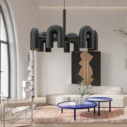 Designerska Lampa Wisząca o Rzeźbiarskiej Formie – Nowoczesne Oświetlenie