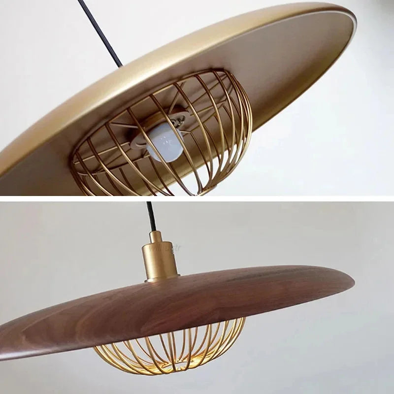 Industrialna Lampa Wisząca z Metalowym Kloszem i Ażurowym Koszykiem