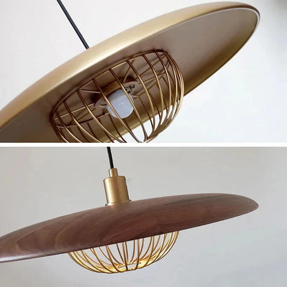 Industrialna Lampa Wisząca z Metalowym Kloszem i Ażurowym Koszykiem