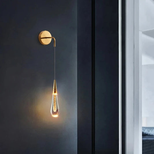 Kinkiet ścienny wiszący – nowoczesna lampa z dekoracyjną żarówką w stylu minimalistycznym