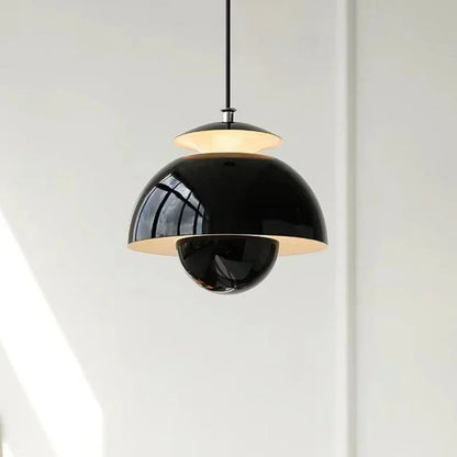 Nowoczesna lampa wisząca w stylu retro – designerski klosz sferyczny