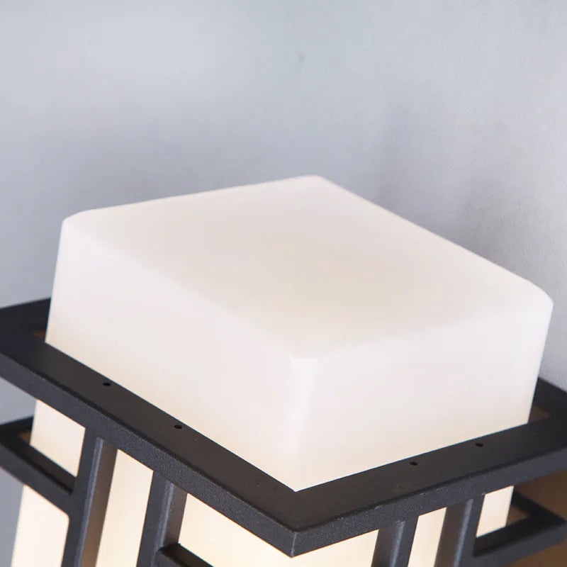 Nowoczesny kinkiet geometryczny lampa na zewnątrz – styl art déco