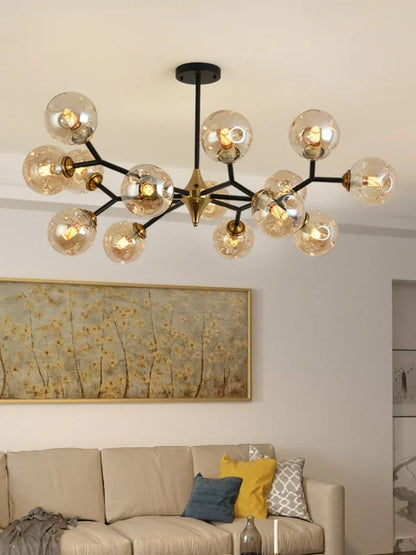 Nowoczesny żyrandol molekularny – Lampa sufitowa
