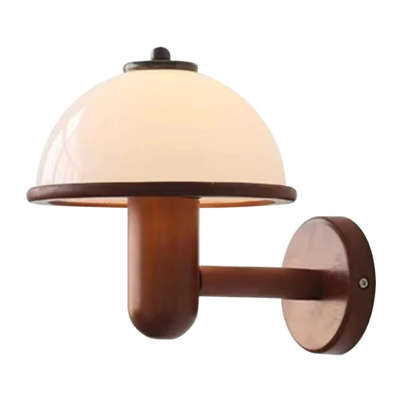 Kinkiet Ścienny z Drewnianymi Akcentami – Lampa do Sypialni