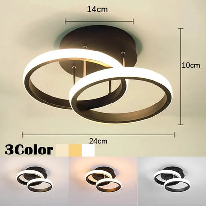 Nowoczesna lampa sufitowa LED żyrandol – geometryczna oprawa w stylu modern