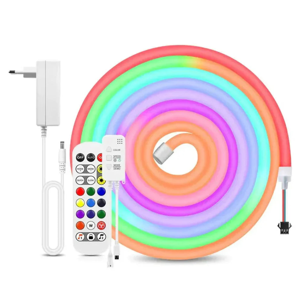 Sterowana aplikacją taśma LED Neon RGB z synchronizacją muzyki 3