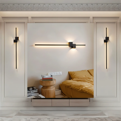 Velora | Nowoczesna, podłużna lampa ścienna LED 1
