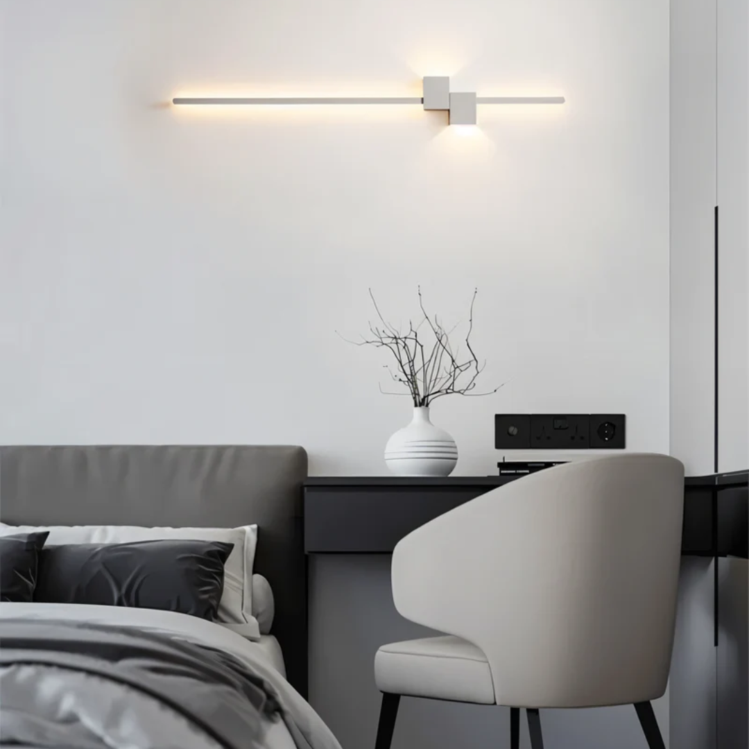 Velora | Nowoczesna, podłużna lampa ścienna LED 4