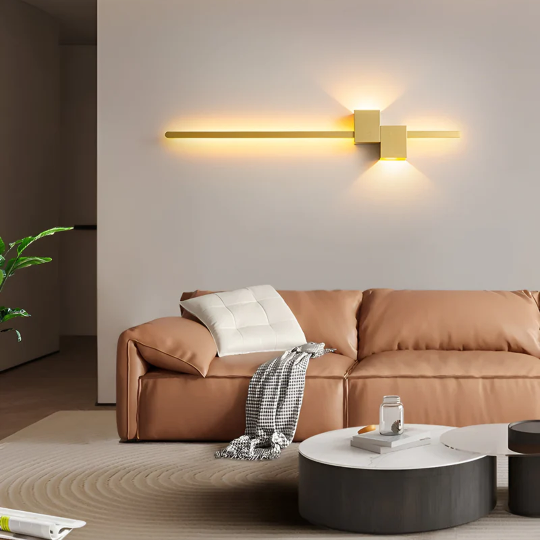 Velora | Nowoczesna, podłużna lampa ścienna LED 8
