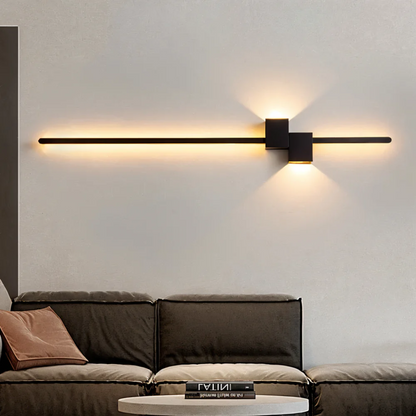 Velora | Nowoczesna, podłużna lampa ścienna LED 9