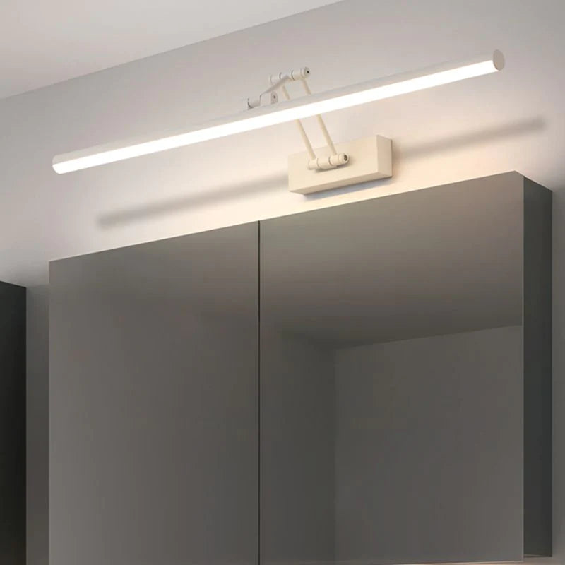 Volo Regulowana Liniowa Lampa Ścienna Kinkiet Czarny/Biały. Sypialnia 13