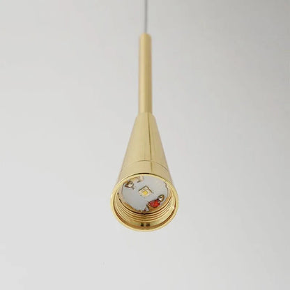 Złota lampa wisząca Teardrop 7