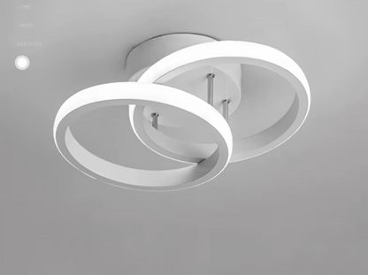 Nowoczesna lampa sufitowa LED żyrandol – geometryczna oprawa w stylu modern