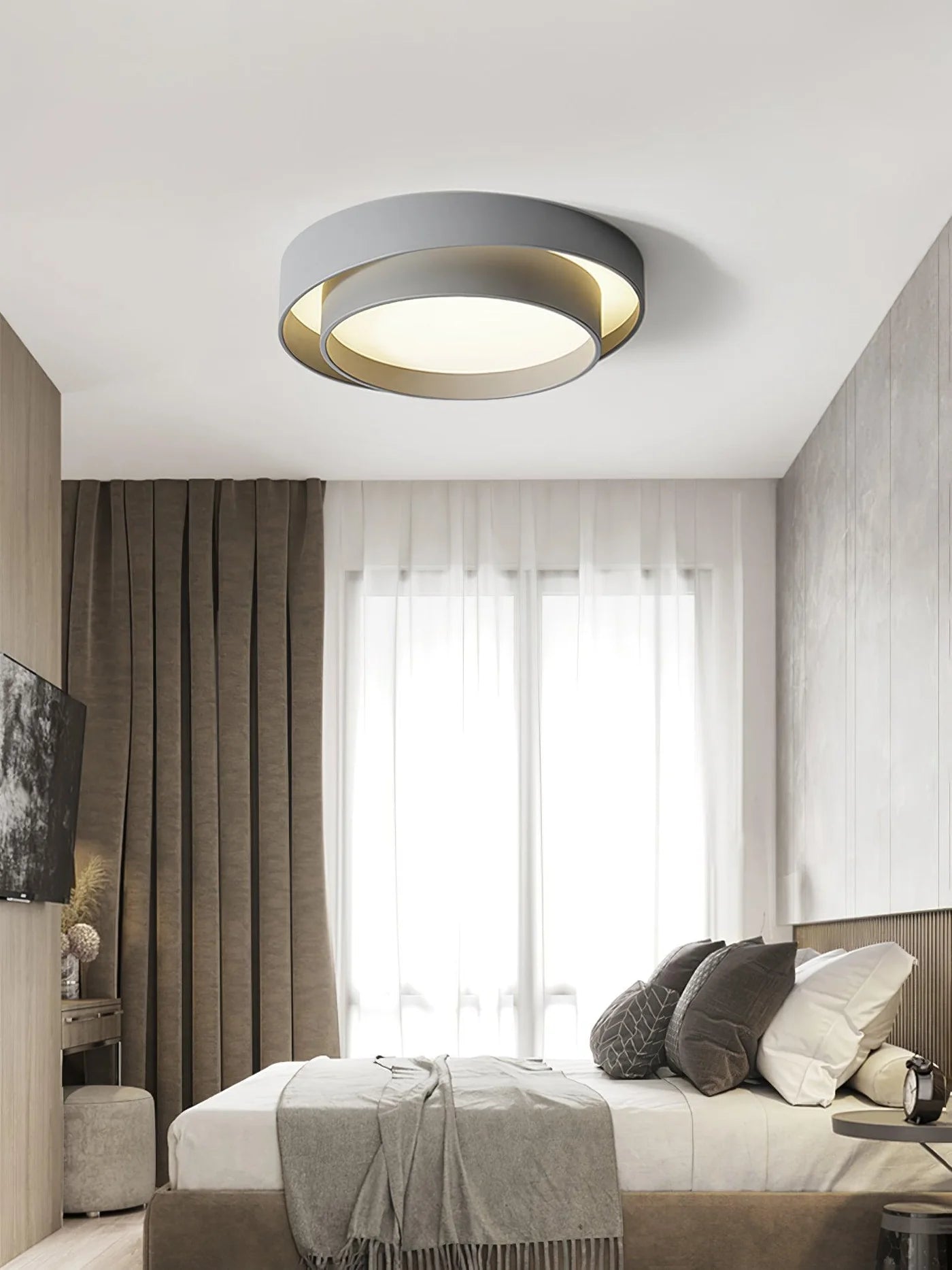 Nowoczesna Lampa Sufitowa LED – Elegancki Okrągły Plafon do Salonu i Sypialni