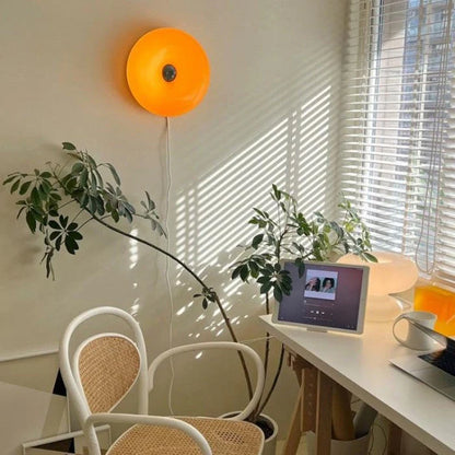 Lampa ścienna LED „donut” – designerska oprawa oświetleniowa z efektem świetlnej aureoli