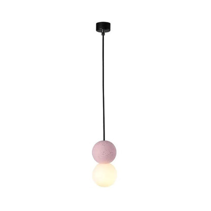 Lampa Wisząca LED „Podwójna Kula”