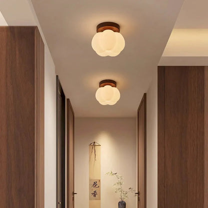 Nowoczesna Lampa Sufitowa z Dekoracyjnym Kloszem