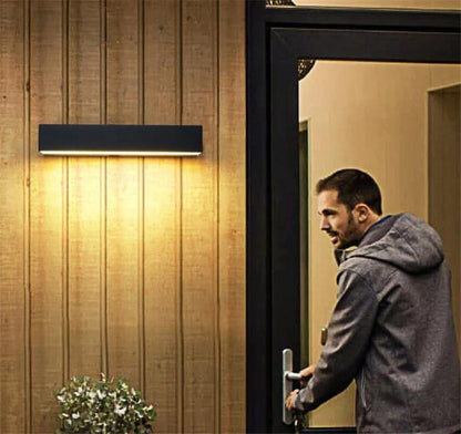 Nowoczesna lampa ścienna LED – minimalistyczne oświetlenie zewnętrzne