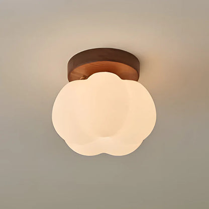 Nowoczesna Lampa Sufitowa z Dekoracyjnym Kloszem