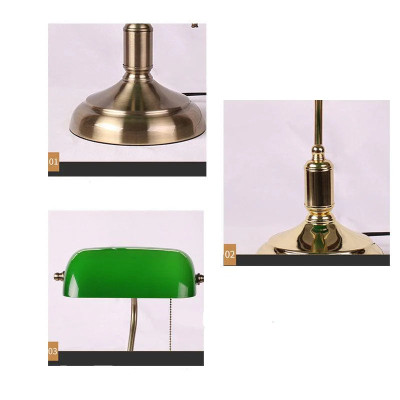 Klasyczna Retro Lampa Biurkowa w Stylu Vintage