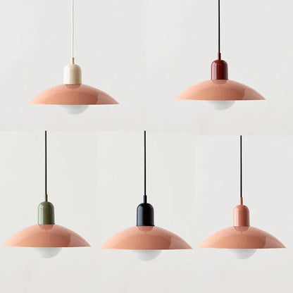 Nowoczesna lampa wisząca z dwukolorowym designem