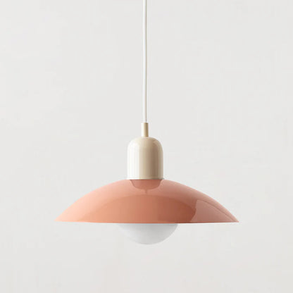 Nowoczesna lampa wisząca z dwukolorowym designem