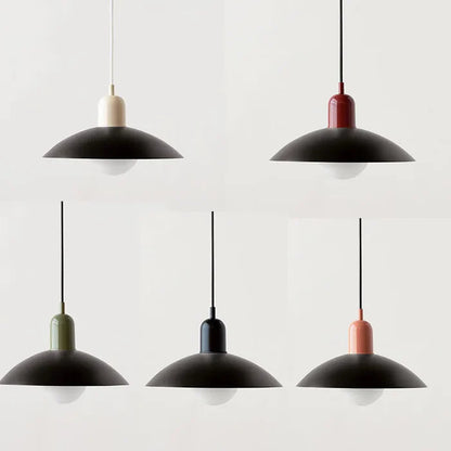 Nowoczesna lampa wisząca z dwukolorowym designem