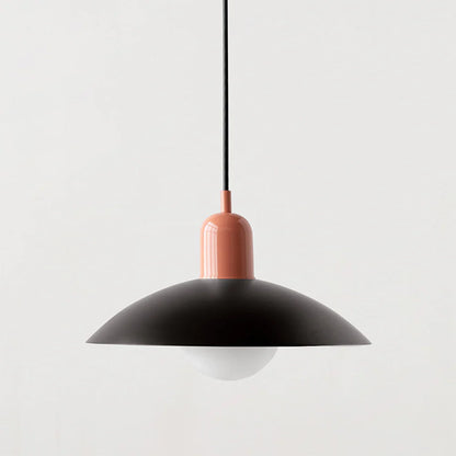 Nowoczesna lampa wisząca z dwukolorowym designem