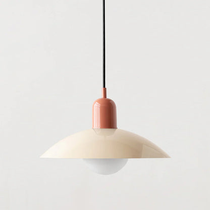 Nowoczesna lampa wisząca z dwukolorowym designem