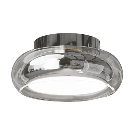 Nowoczesny Plafon Lampa Sufitowa ze Szklanym Kloszem