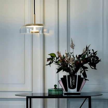 Nowoczesna Lampa Wisząca ze Szklanym Kloszem