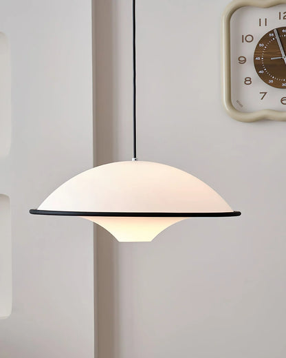 Nowoczesna Lampa Wisząca – Minimalistyczny Design z Owalnym Kloszem