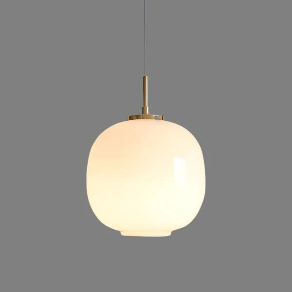 Szklana lampa wisząca LED – minimalistyczny klosz w stylu skandynawskim