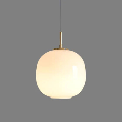 Szklana lampa wisząca LED – minimalistyczny klosz w stylu skandynawskim