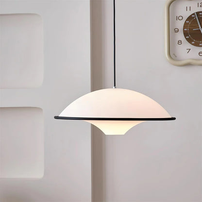 Nowoczesna Lampa Wisząca – Minimalistyczny Design z Owalnym Kloszem
