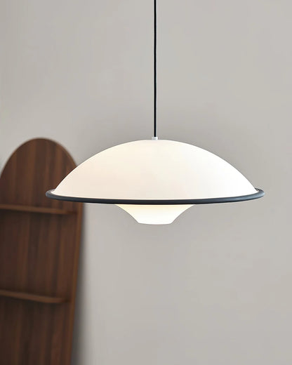Nowoczesna Lampa Wisząca – Minimalistyczny Design z Owalnym Kloszem
