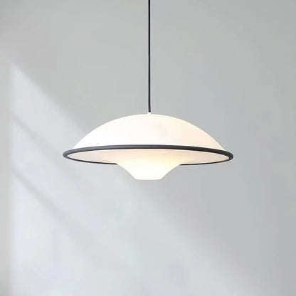 Nowoczesna Lampa Wisząca – Minimalistyczny Design z Owalnym Kloszem