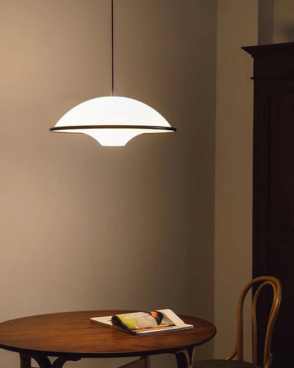Nowoczesna Lampa Wisząca – Minimalistyczny Design z Owalnym Kloszem