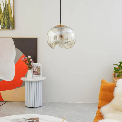 Szklana Lampa Wisząca – Elegancja w Artystycznej Formie