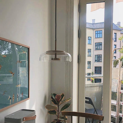 Nowoczesna Lampa Wisząca ze Szklanym Kloszem