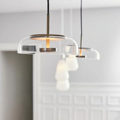 Nowoczesna Lampa Wisząca ze Szklanym Kloszem
