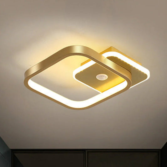 Nowoczesna Lampa Sufitowa LED z Geometrycznym Kształtem