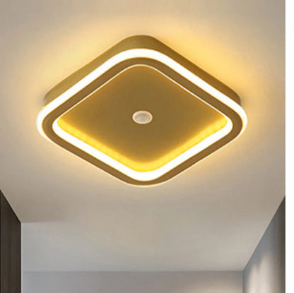 Nowoczesna Lampa Sufitowa LED z Geometrycznym Kształtem
