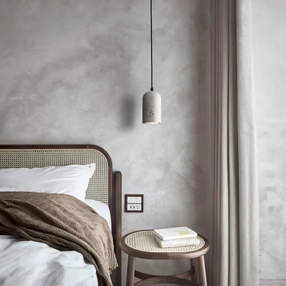 Industrialne Lampy Wiszące z Kloszem Betonowym / Terrazzo – Minimalistyczny Styl Loft