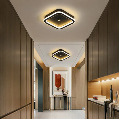 Nowoczesna Lampa Sufitowa LED z Geometrycznym Kształtem