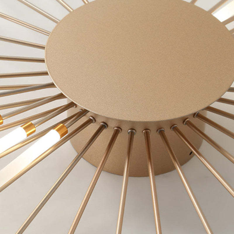 Nowoczesny żyrandol sufitowy LED - minimalistyczny design w stylu promieni słonecznych