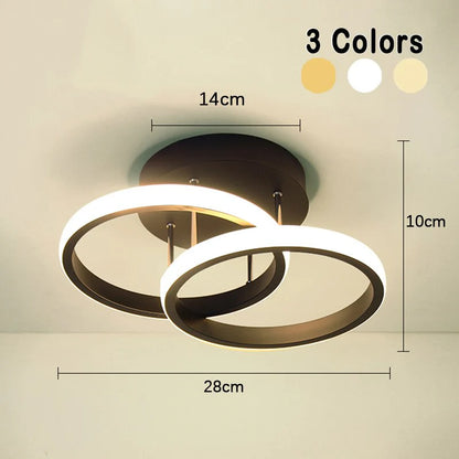 Nowoczesna lampa sufitowa LED żyrandol – geometryczna oprawa w stylu modern